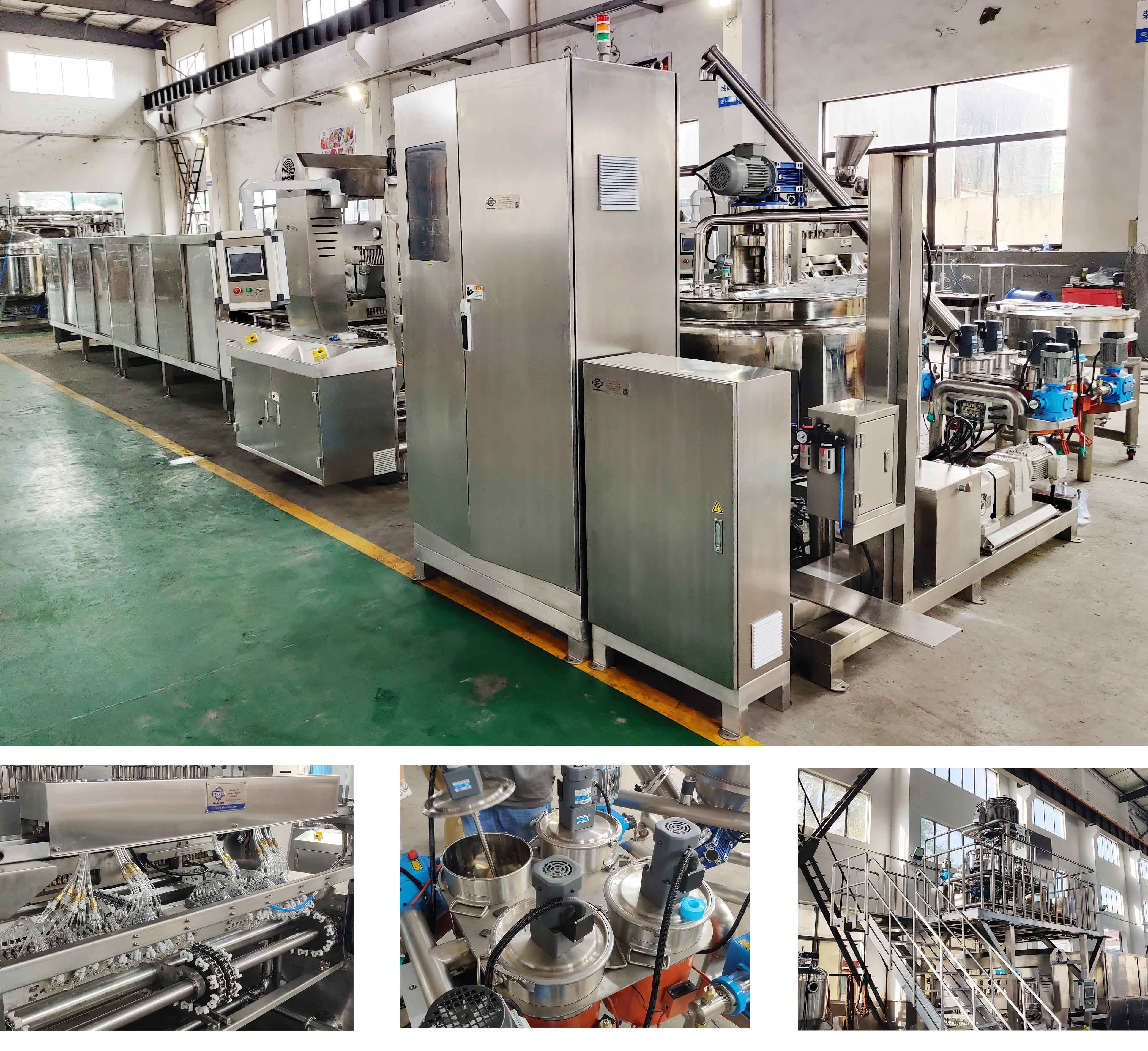 Full Automatic Gelifie Candy Making Machine Jelly Gummy Food Processing Machine