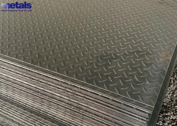 Cheap Diamond MS Chequered Plate Metal Sheet Q235B Q345 Hot Rolled for sale