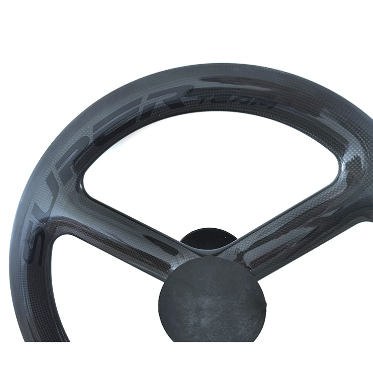 Super Team 451 3K Grosy Rim Brake Wheelset Black For Professional Mountain Bikes