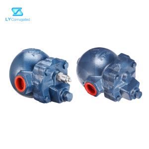 Quality 1/2” Connection Corrugated Machine Spare Parts Ductile Iron F22 Ball Float Thermostatic Valve Steam Trap wholesale