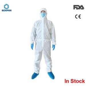 Quality Anti Virus Disposable Protective Coveralls , Disposable Body Suit Non Woven wholesale