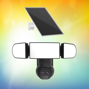 Quality 6MP Battery Security Camera Dual Lens APP Control IP65 Waterproof wholesale