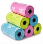 Colored Compostable Eco Friendly PLA Water Soluble Poop Bags