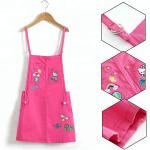 Stretchable Waist Summer Peach Overalls Skirts Sleeveless For 8-16 Years Girls