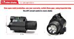 Green Laser Sight and LED for Picatinny Rail,green Laser Sight