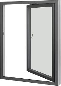 Quality School 1.3mm 1500mm Aluminium Frame Casement Window wholesale