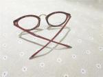 80031-C5 Shiny Red Color Acetate Temple TR90 Material Optical Eyeglasses frame