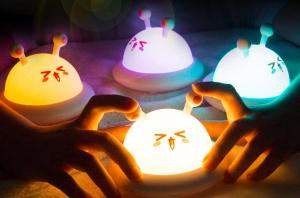 Quality Rechargeable Cute Night Lamps LED Animal Night Light Colorful Silicone Night Light For Kids wholesale