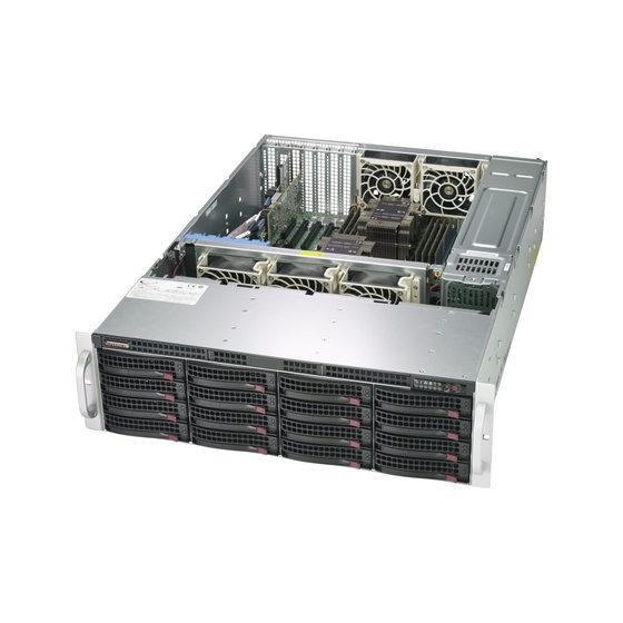 16GB RECC DDR4 3200MHz Supermicro Server CSE-836BE1C-R1K03B with INTEL 4210R/10C/20T
