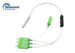 1x3 Branch Type PLC Splitter / High Return Loss Fiber Optic Audio Splitter