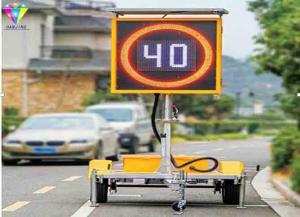 Quality P16mm Outdoor Traffic LED Display Electronic Speed Limit Sign Size Can Be Customized wholesale