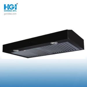 Quality Stainless Steel Kitchen Ventilator Exhaust Chimney 600mm Black Coating wholesale