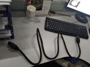 Quality 2 Terminals UPS Accessories Three-Core Cable For Ups Battery Pack Connection wholesale