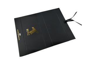 Quality Rectangle Boutique Collapsible Gift Boxes Custom Matte Hot Stamping Logo wholesale