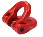 Tower Crane Lifting and Hoisting Butterfly Buckle Chain Double Ring Buckle 1.12t