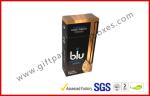 Custom Paper Cigarette Cigar Gift Box With Gradient Golden Printing