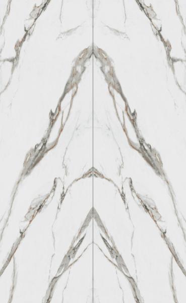 Foshan Modern Porcelain Tile Big Porcelain Calacatta Slabs White Marble Floor
