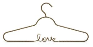 Quality 10.9x2.7x0.05&quot; Chrome Wire Hangers With Name In Wire wholesale