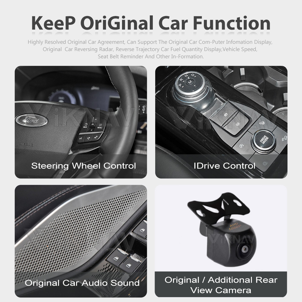 Viknav Car Radio For Ford Explorer (2011-2019) 14.4 inch Multimedia Player GPS Navigation Head Unit DSP Carplay