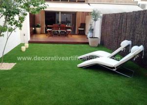 Quality SBR Latex Green Fake Grass Carpet / Decorative Artificial Grass Lawn For Indoor 30mm wholesale