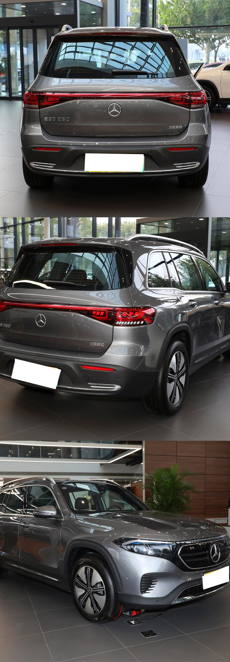 Comfort Mercedes Benz SUV EQB 350 260 Electric Car Five Passengers EV Fast Charging