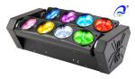 LED Spider Light 8 * 10W RGBW / W Beam LED Moving Head Dj Lights 4.5 Degree