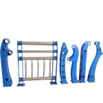 Outdoor Bridge Guardrail Barrier Customized Sand Casting Spraying Traffic Guard