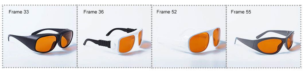 Skin Devices Laser Protection Glasses 200-540nm 900-1100nm For 2 Line YAG And KTP