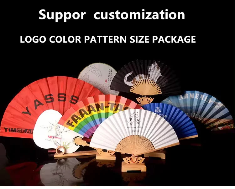 Dancing Party Summer Folding Hand Fans Japanese Plastic Hand Fan Chinese Custom Made Hand Fans Promotional Hand Fans