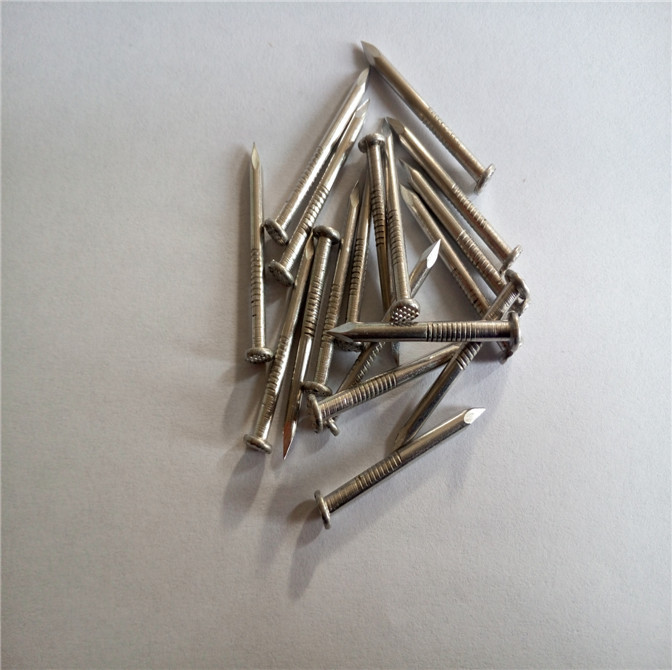 48 X 2.5MM Aluminium Roofing Nails Flat Head / Oval Head For Nail Gun