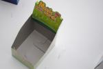 Litho CMYK Custom Printed Display Boxes Clay Coated Paper Yellow