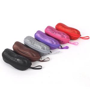 Quality Hard Zipper Designer Sunglasses Case Multiple Sunglasses Travel Case English Letters Pattern wholesale