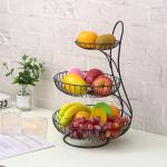 Anti Rust 3 Tier Stainless Steel Fruit Basket