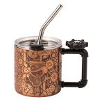 14oz Stainless Steel Insulated Coffee Mugs Double Wall Stress Relieving