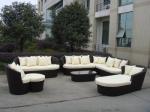9pcs luxury resort beach sofa furniture