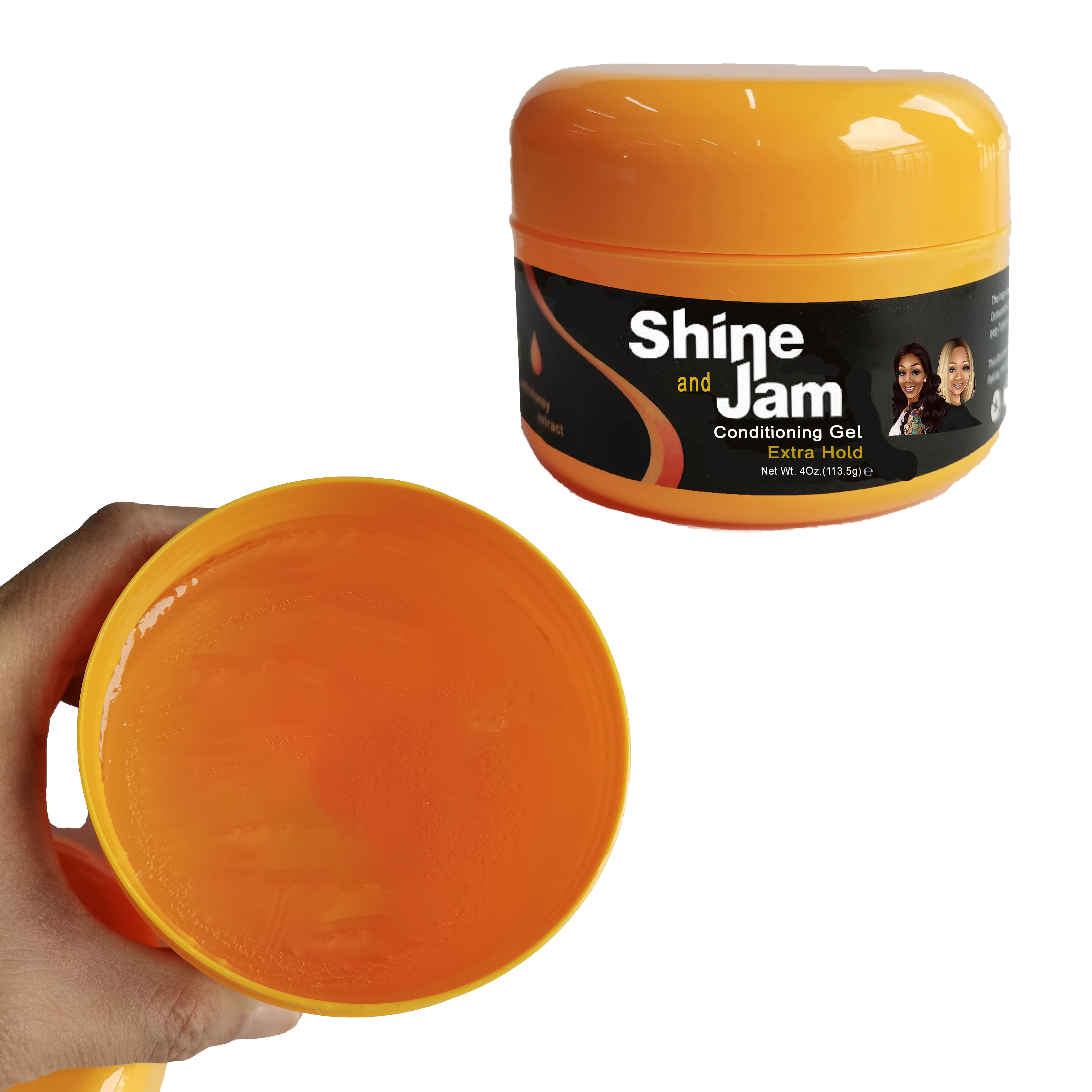 Long-Lasting Braiding Hair Gel 2022 Shine Jam Gel with Edge Control Styling Products