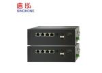 Multimode Fiber Optic Network Switch Electric 7 Port For Industrial Automation