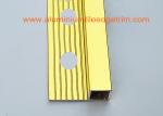 High Gloss Polished Gold Aluminium Square Edge Ceramic Tile Trim 10mm x 2m