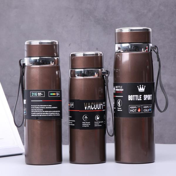 Cross-Border Exclusive Supply Of 316 Stainless Steel Thermos Mug Portable Sling