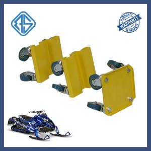 Quality 3 PCS Anti-Rust Snowmobile Moving Cart 360 Degree Snowmobile Dolly For Gravel wholesale