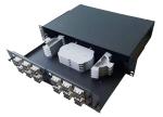 96F 2U Fiber Patch Panel , Fiber Termination Panel 19" For Communication Systems