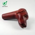 OEM Hand Carved Wooden Walking Stick For Old Person Wear Resistant