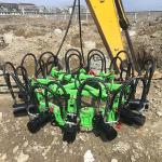 30L/Min Cutting Hydraulic Pile Breaker Head Machine KP315