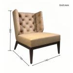 Luxury Durable Leisure Leather Living Room Bedroom Lobby Home Hotel Furniture