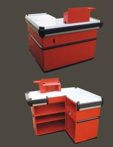 Quality Retail Store Cashier Express Checkout Counter With Powder coating Finish wholesale