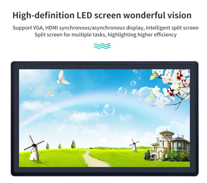 Open Frame LCD Capacitive Industrial Touch Screen Display 1920 X 1080