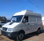 Diesel Small Refrigerated Van Manual Mobile Freezer Truck Mini Bus