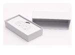 White Smartphone Case Packaging Box Printing Custom Logo , Gift Box For Phone