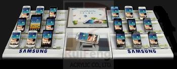 Phone camera display cabinet, display stand for cell phone