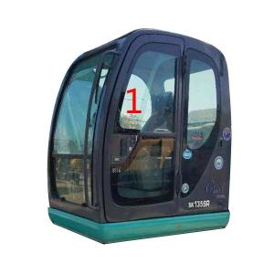 Quality Left Side KOBELCO Excavator Glass Left Side Position NO.1 wholesale